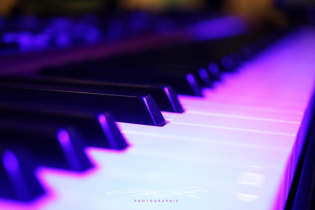 merge ePiano im Licht des Soundchecks