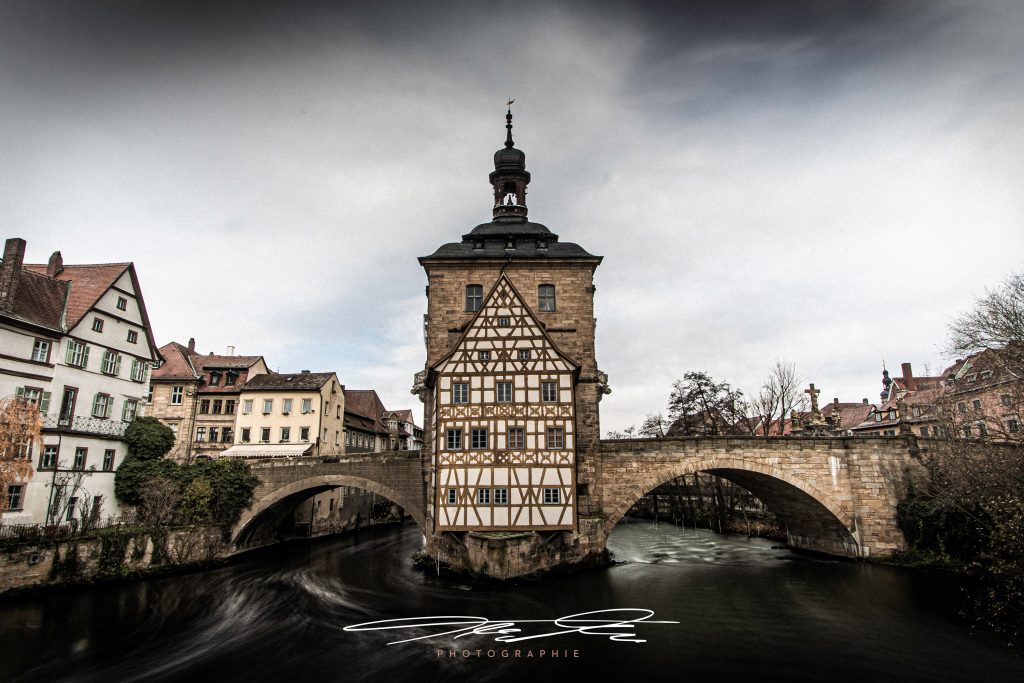 merge Herbstliches Rathaus in Bamberg